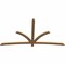Ekena Millwork Davenport Timber Gable Bracket, Western Red Cedar, 96"W x 52"H x 1 1/2"D x 3 1/2"F, 13/12 Pitch GBW096X52X0204DAV00SWR - alternate 3